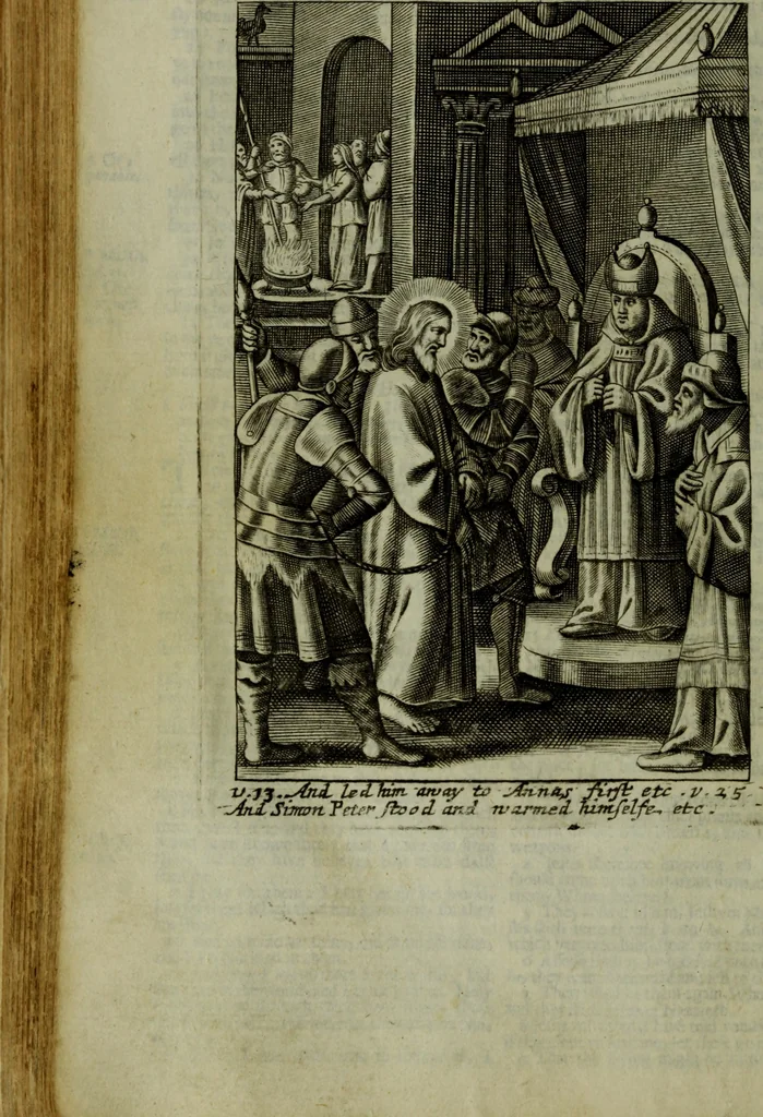 An illustration from The Holy Bible : containing the Old Testament and the New, 1671, leaf 1129