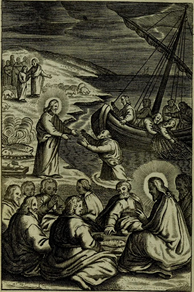 An illustration from The Holy Bible : containing the Old Testament and the New, 1671, leaf 1141