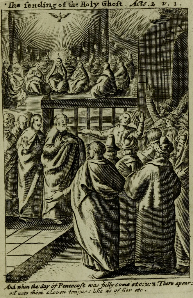 An illustration from The Holy Bible : containing the Old Testament and the New, 1671, leaf 1144