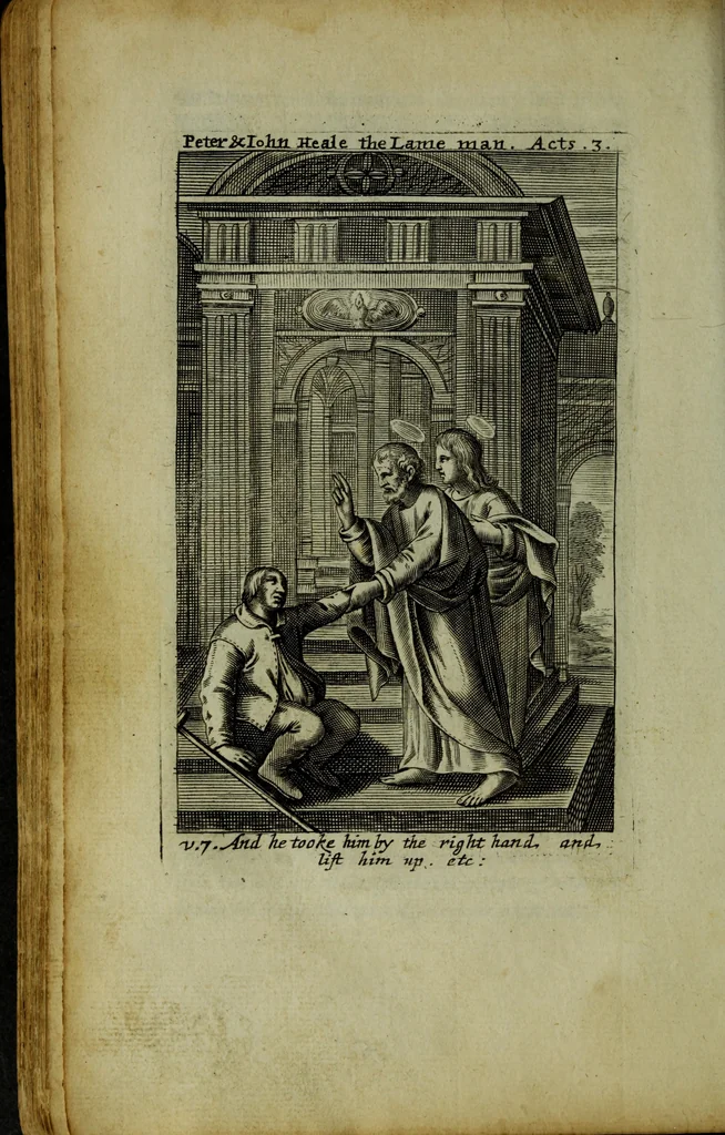 An illustration from The Holy Bible : containing the Old Testament and the New, 1671, leaf 1149