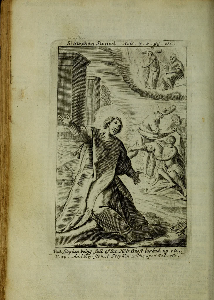 An illustration from The Holy Bible : containing the Old Testament and the New, 1671, leaf 1155