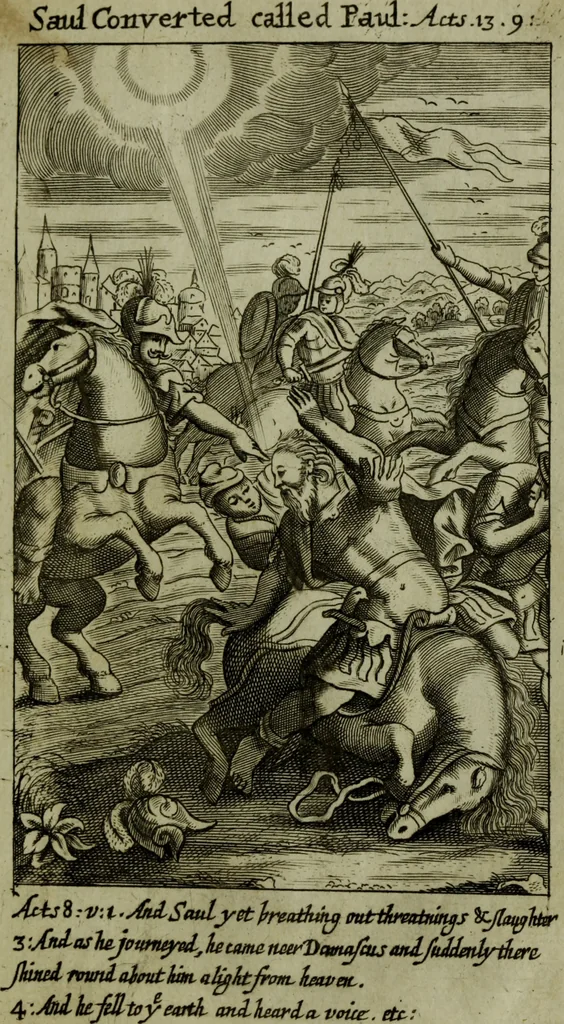 An illustration from The Holy Bible : containing the Old Testament and the New, 1671, leaf 1168