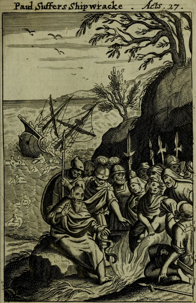 An illustration from The Holy Bible : containing the Old Testament and the New, 1671, leaf 1190