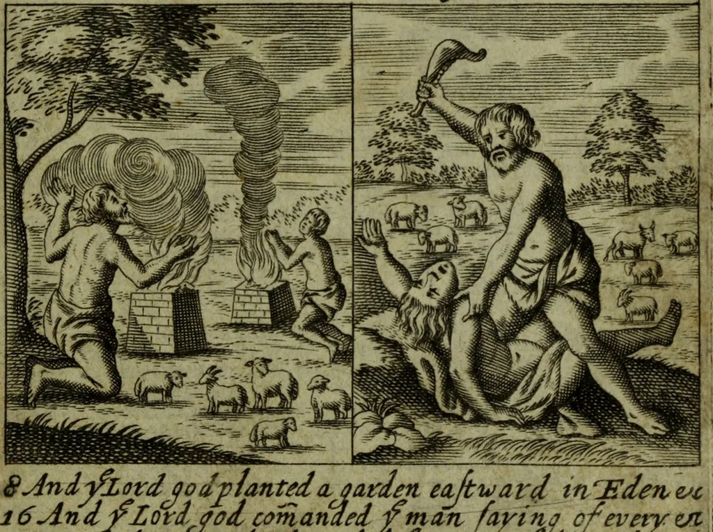 An illustration from The Holy Bible : containing the Old Testament and the New, 1671, leaf 122