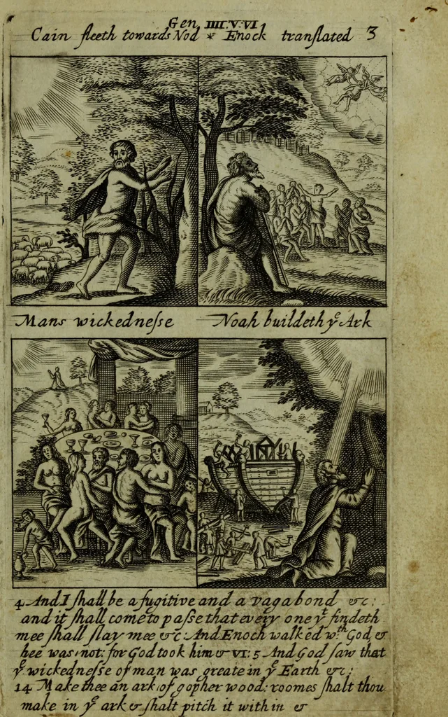 An illustration from The Holy Bible : containing the Old Testament and the New, 1671, leaf 126
