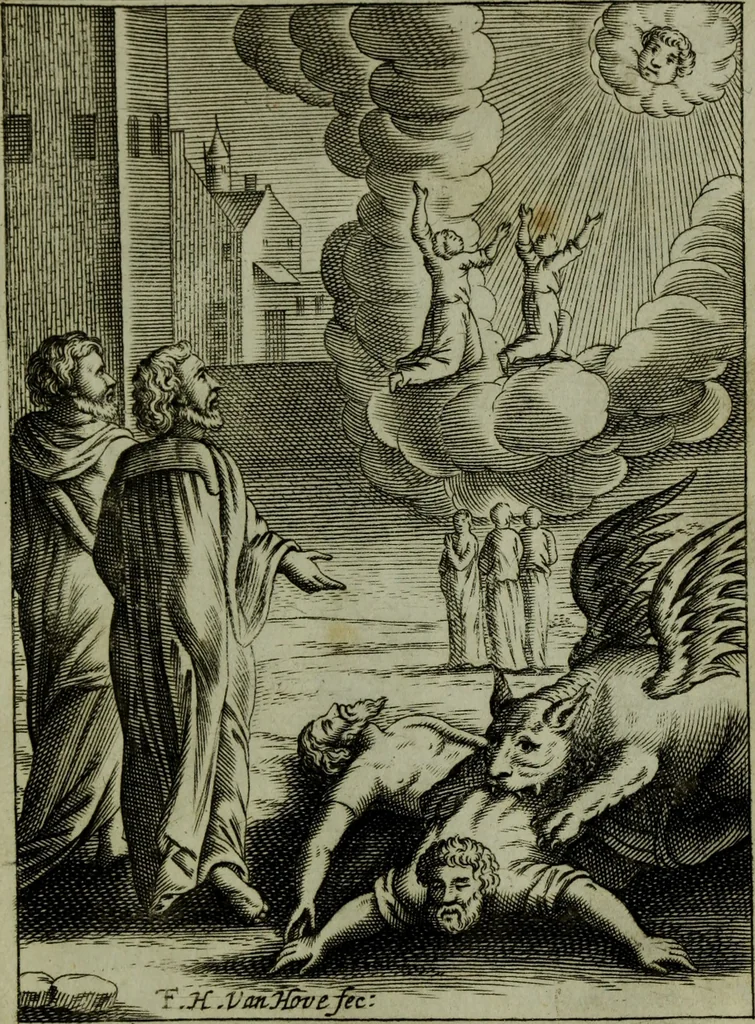 An illustration from The Holy Bible : containing the Old Testament and the New, 1671, leaf 1270