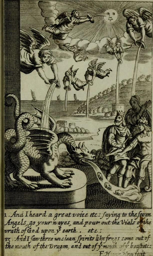 An illustration from The Holy Bible : containing the Old Testament and the New, 1671, leaf 1276
