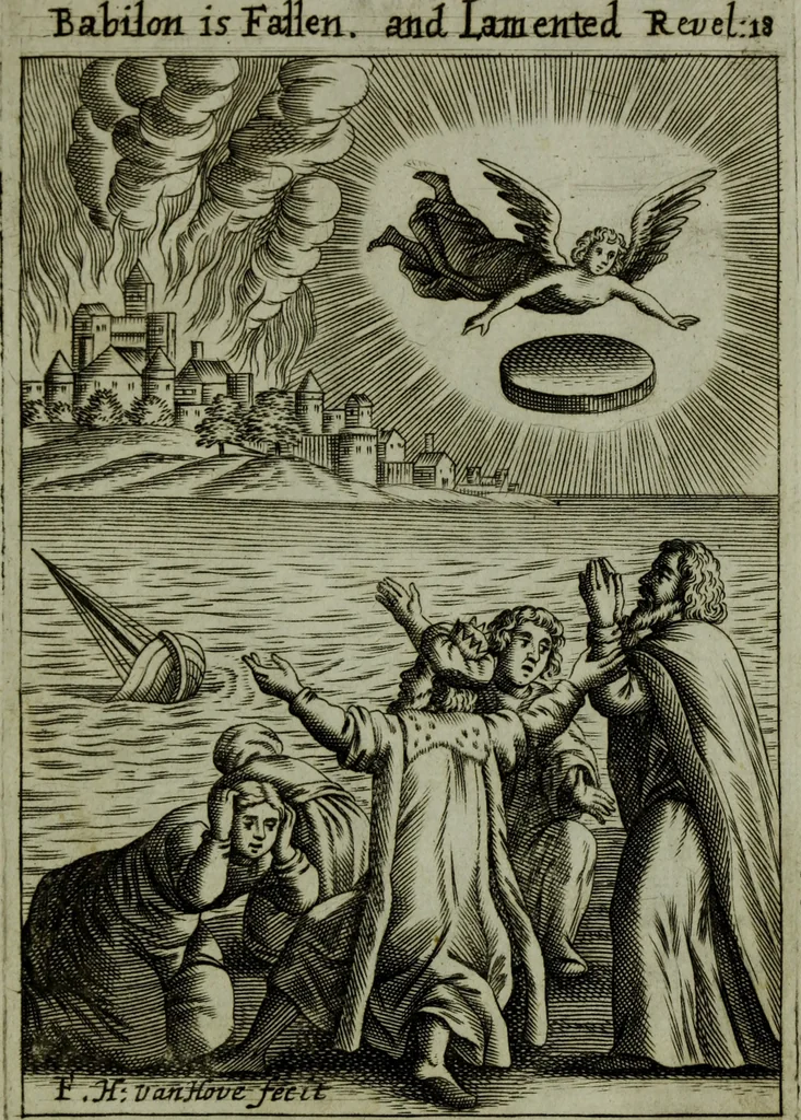 An illustration from The Holy Bible : containing the Old Testament and the New, 1671, leaf 1282
