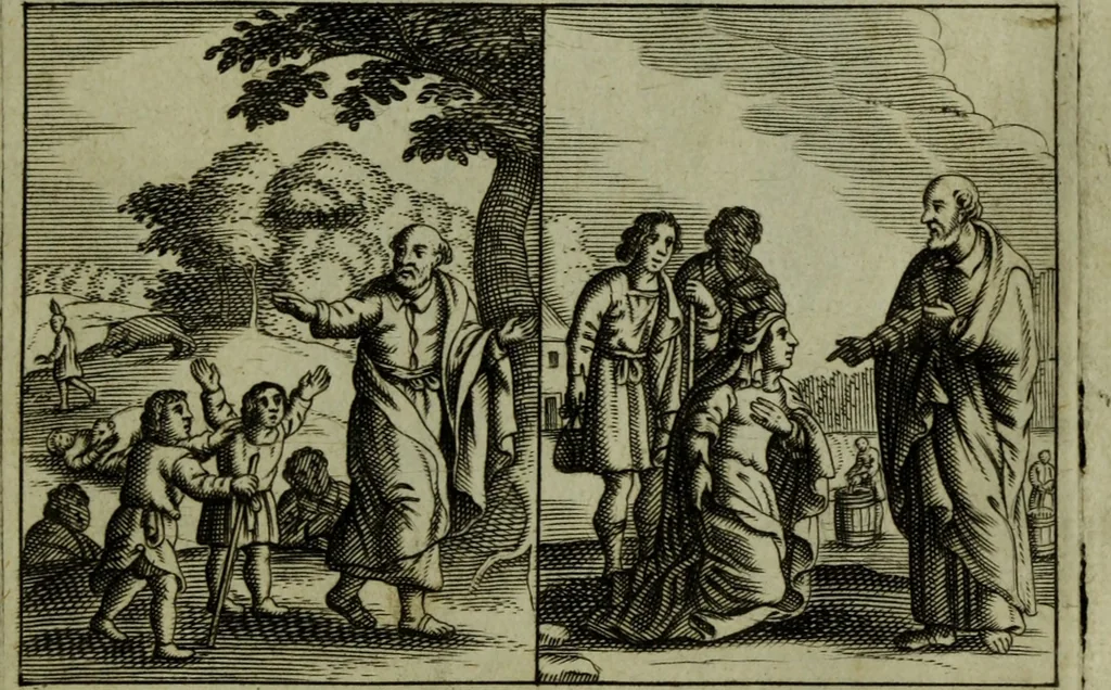 An illustration from The Holy Bible : containing the Old Testament and the New, 1671, leaf 146