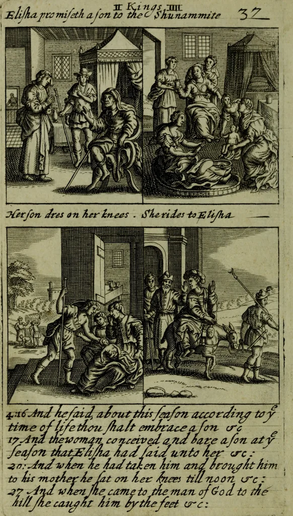 An illustration from The Holy Bible : containing the Old Testament and the New, 1671, leaf 149