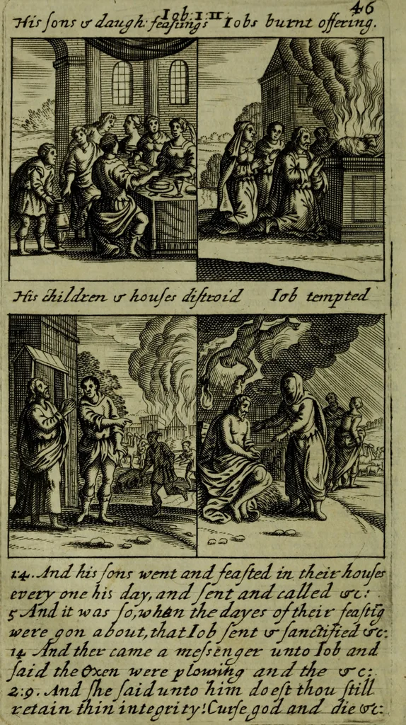 An illustration from The Holy Bible : containing the Old Testament and the New, 1671, leaf 253