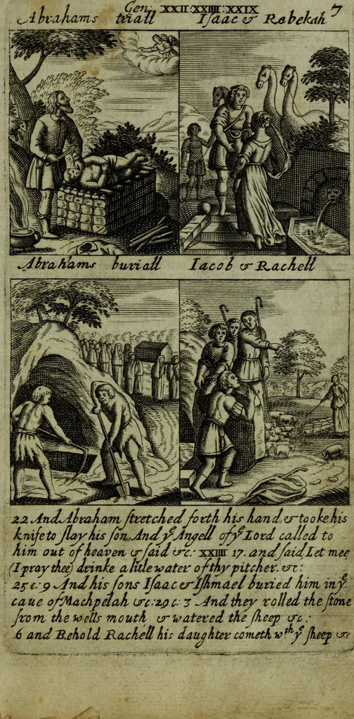 An illustration from The Holy Bible : containing the Old Testament and the New, 1671, leaf 332