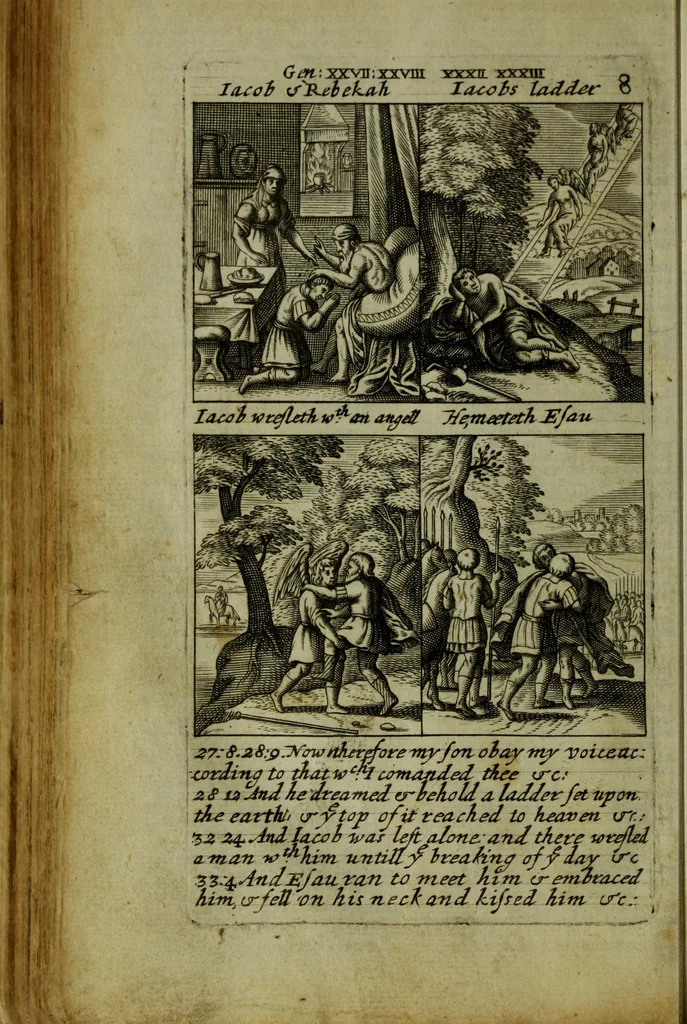 An illustration from The Holy Bible : containing the Old Testament and the New, 1671, leaf 337