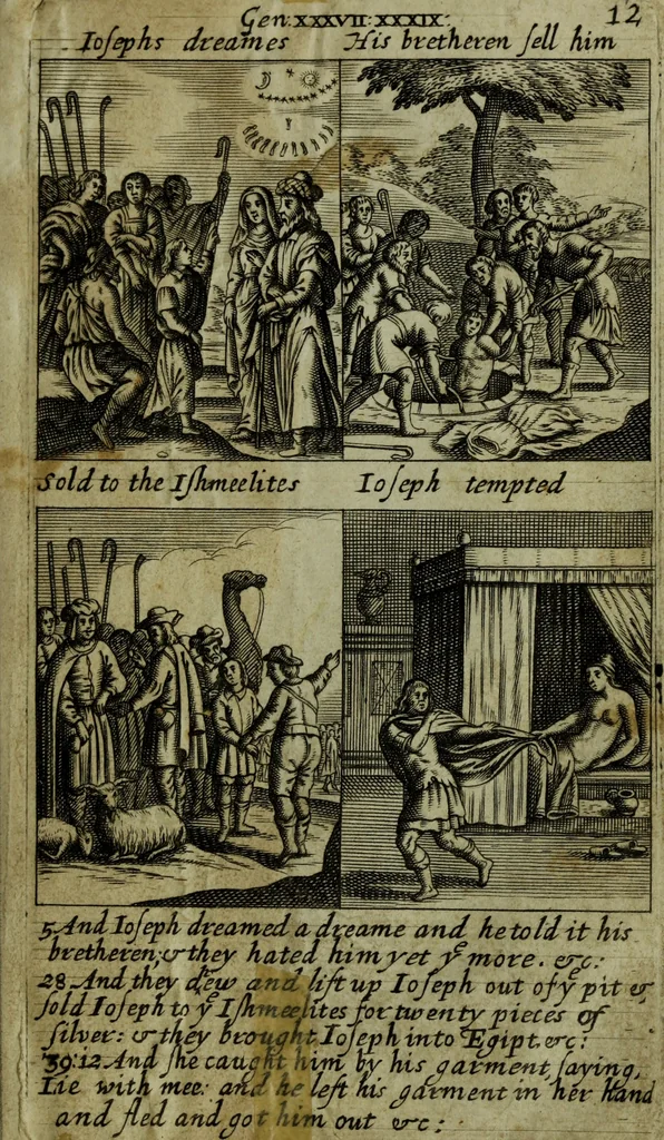 An illustration from The Holy Bible : containing the Old Testament and the New, 1671, leaf 344