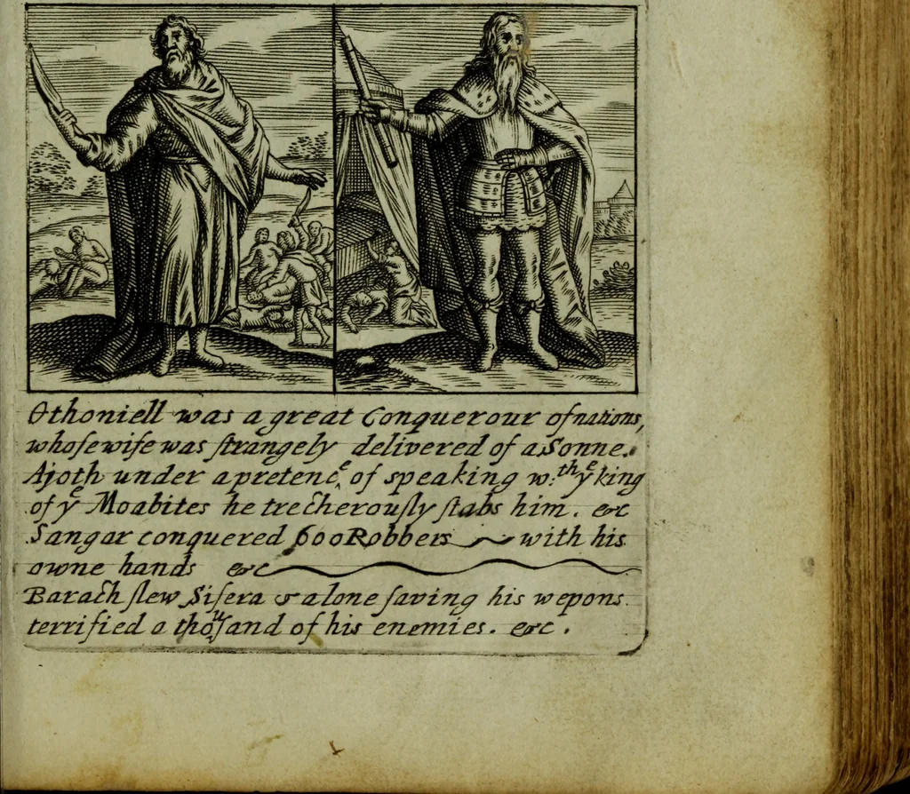 An illustration from The Holy Bible : containing the Old Testament and the New, 1671, leaf 496