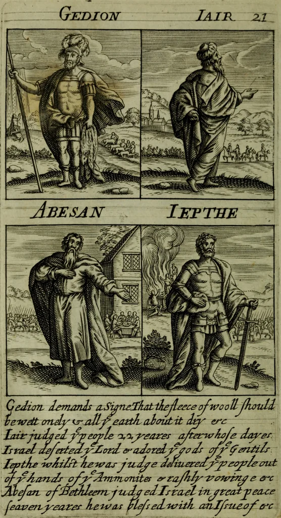 An illustration from The Holy Bible : containing the Old Testament and the New, 1671, leaf 499