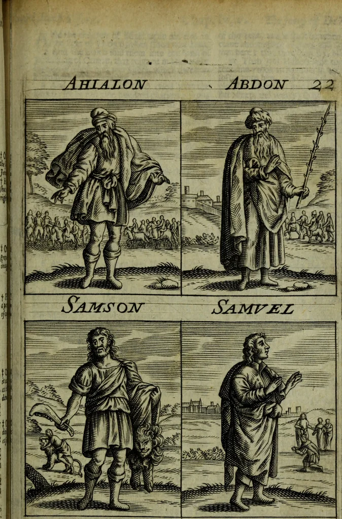 An illustration from The Holy Bible : containing the Old Testament and the New, 1671, leaf 502
