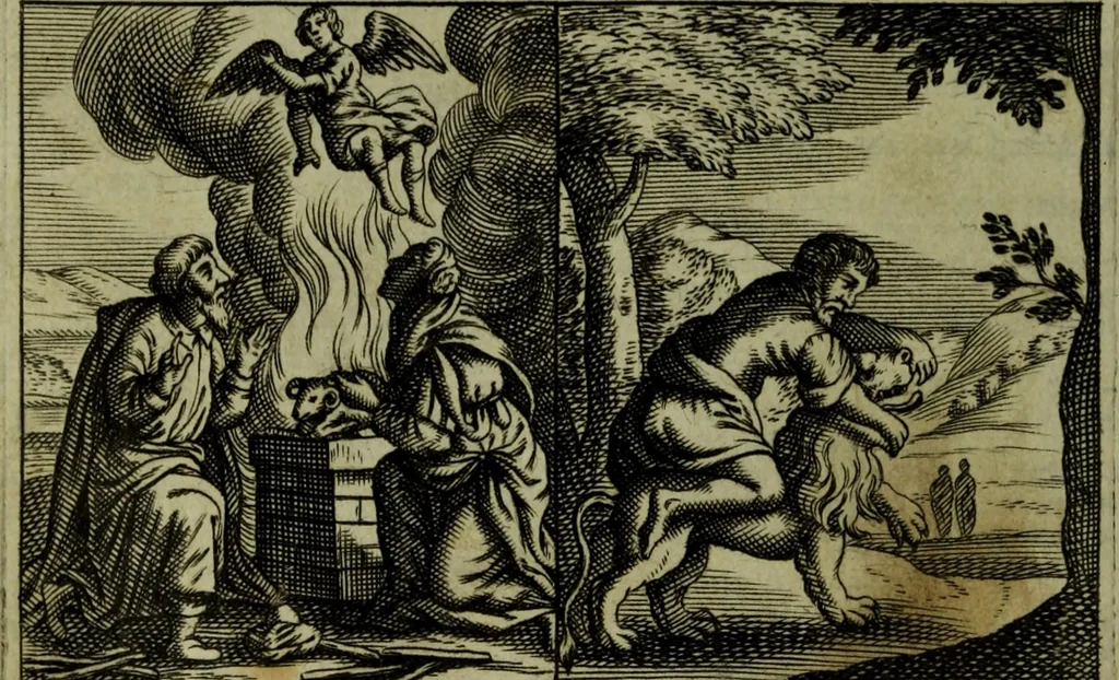 An illustration from The Holy Bible : containing the Old Testament and the New, 1671, leaf 515