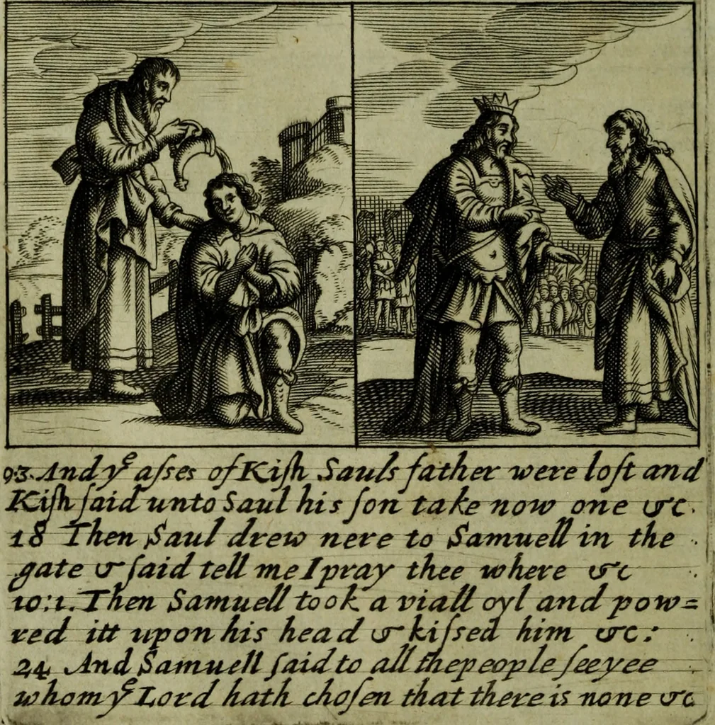 An illustration from The Holy Bible : containing the Old Testament and the New, 1671, leaf 533