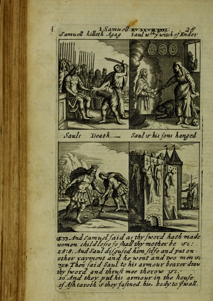 An illustration from The Holy Bible : containing the Old Testament and the New, 1671, leaf 537