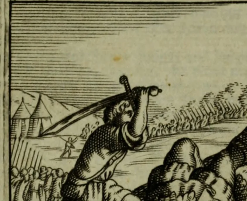 An illustration from The Holy Bible : containing the Old Testament and the New, 1671, leaf 549