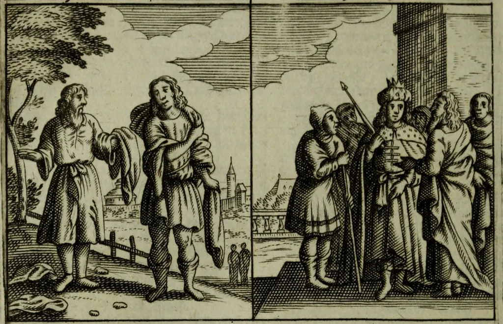 An illustration from The Holy Bible : containing the Old Testament and the New, 1671, leaf 589