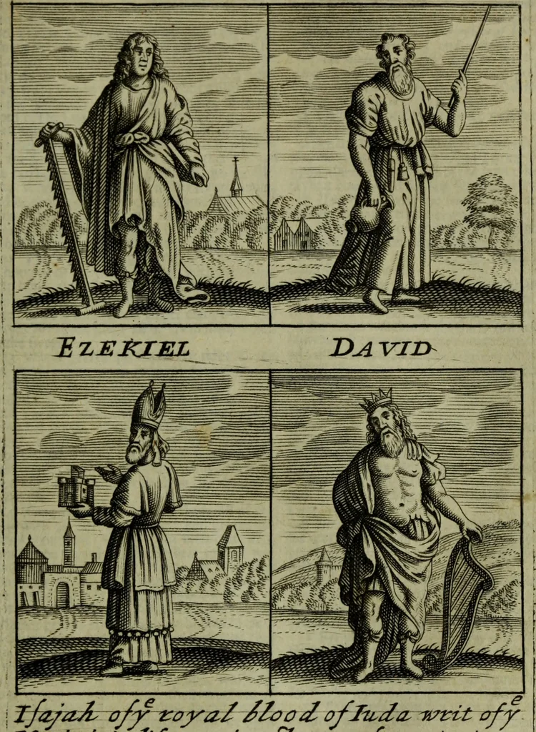 An illustration from The Holy Bible : containing the Old Testament and the New, 1671, leaf 706