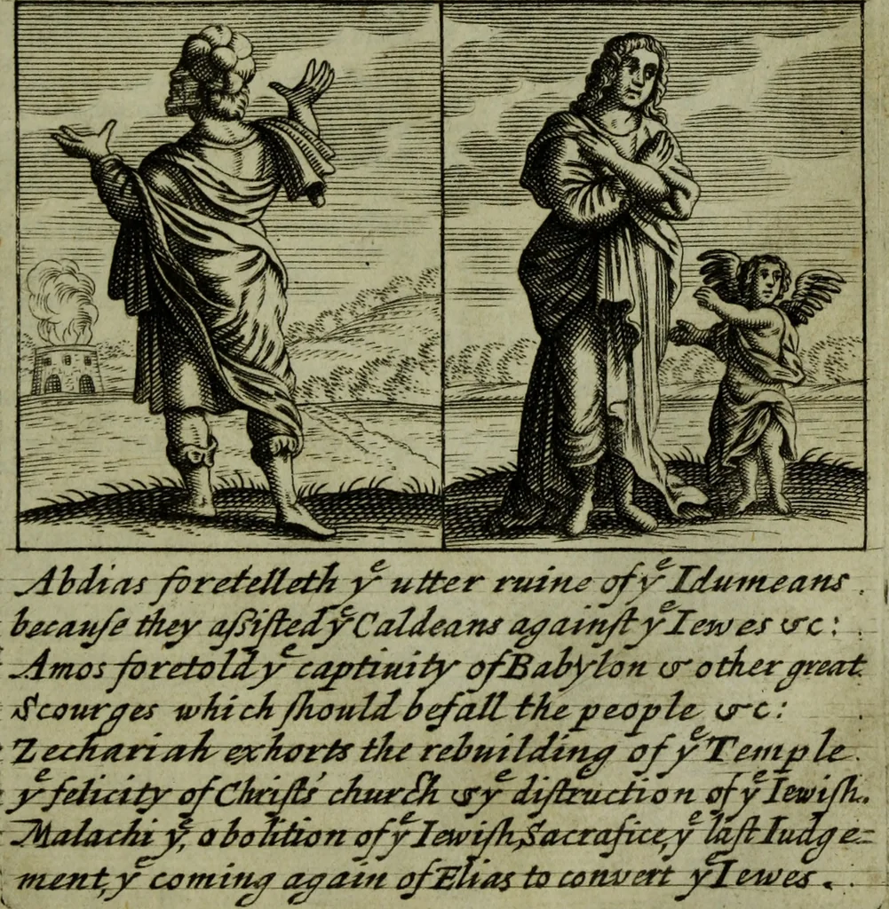An illustration from The Holy Bible : containing the Old Testament and the New, 1671, leaf 762