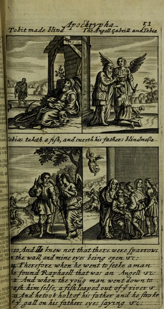 An illustration from The Holy Bible : containing the Old Testament and the New, 1671, leaf 794