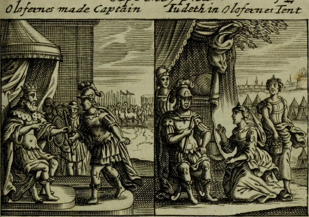 An illustration from The Holy Bible : containing the Old Testament and the New, 1671, leaf 802