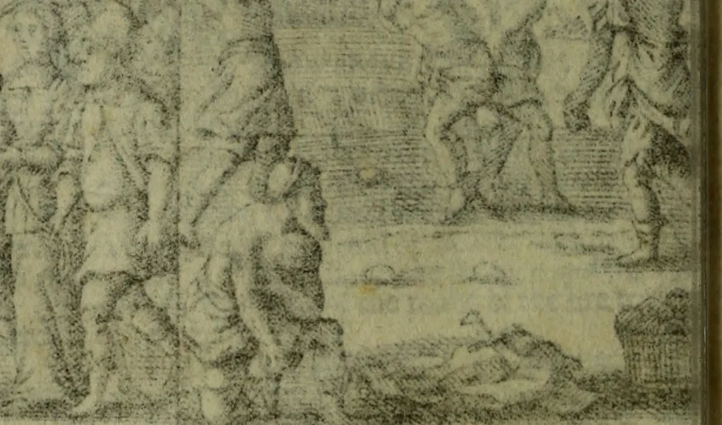 An illustration from The Holy Bible : containing the Old Testament and the New, 1671, leaf 859