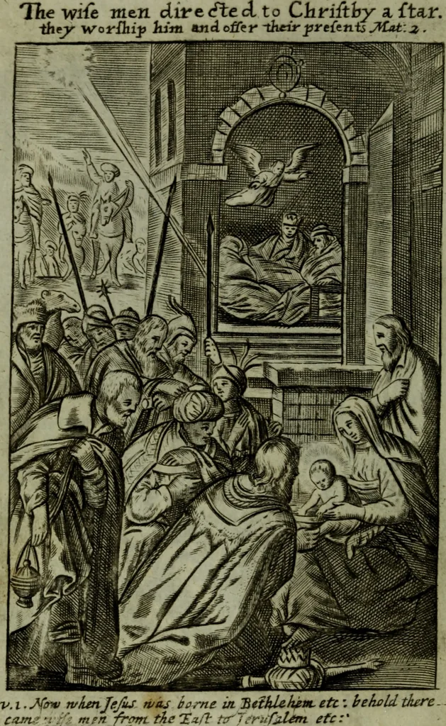 An illustration from The Holy Bible : containing the Old Testament and the New, 1671, leaf 935
