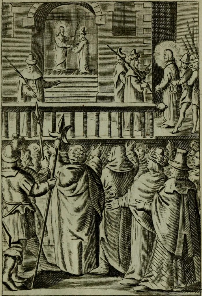 An illustration from The Holy Bible : containing the Old Testament and the New, 1671, leaf 994