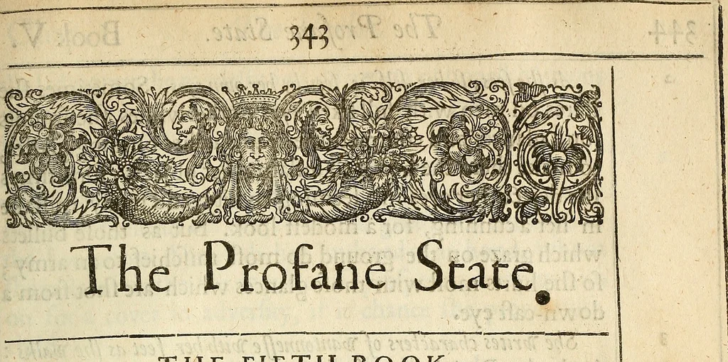 An illustration from The holy state., 1648, leaf 344