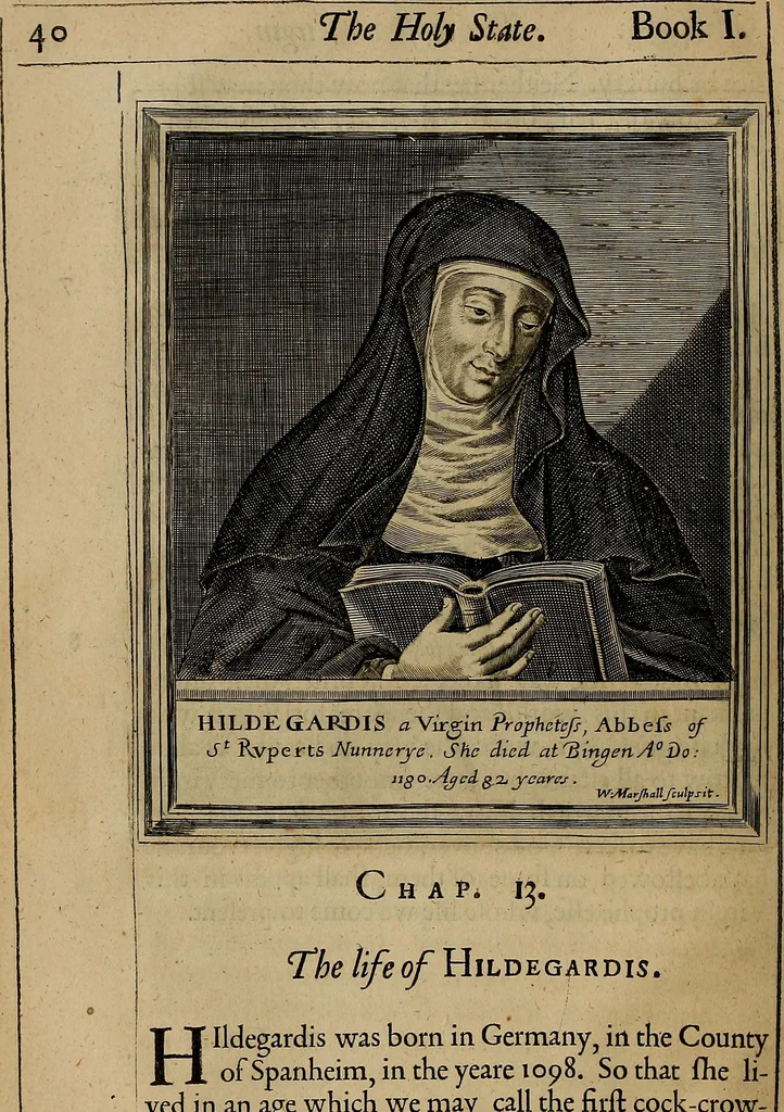 An illustration from The holy state, 1642, leaf 55