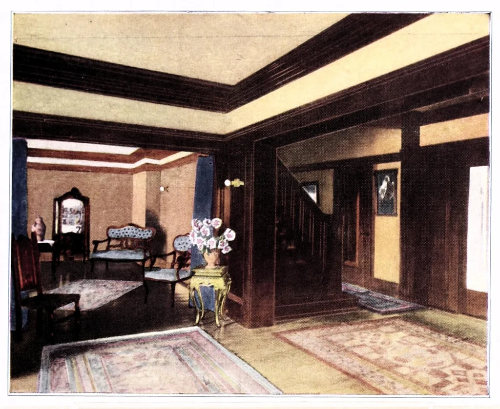 An illustration from The home beautiful elevations : a collections of practical suggestions for beautifying the home, inside and out., 1910, leaf 13
