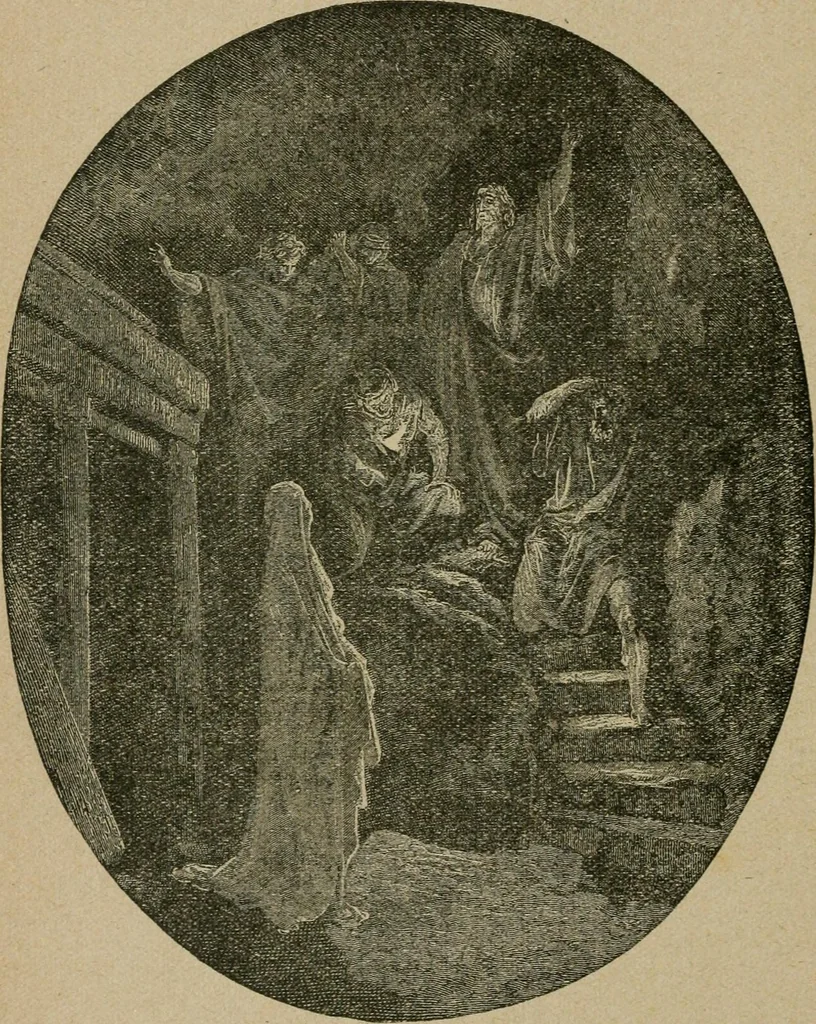 An illustration from The home beyond, or, Views of heaven and its relation to earth, 1898, leaf 287