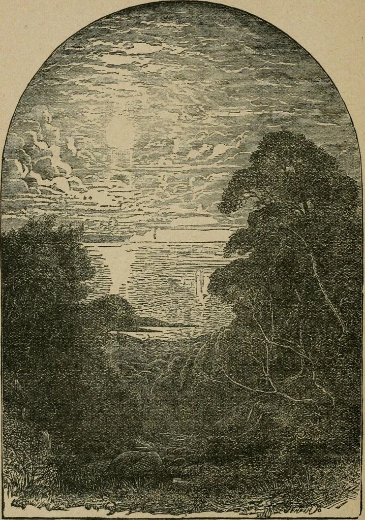 An illustration from The home beyond, or, Views of heaven and its relation to earth, 1898, leaf 295