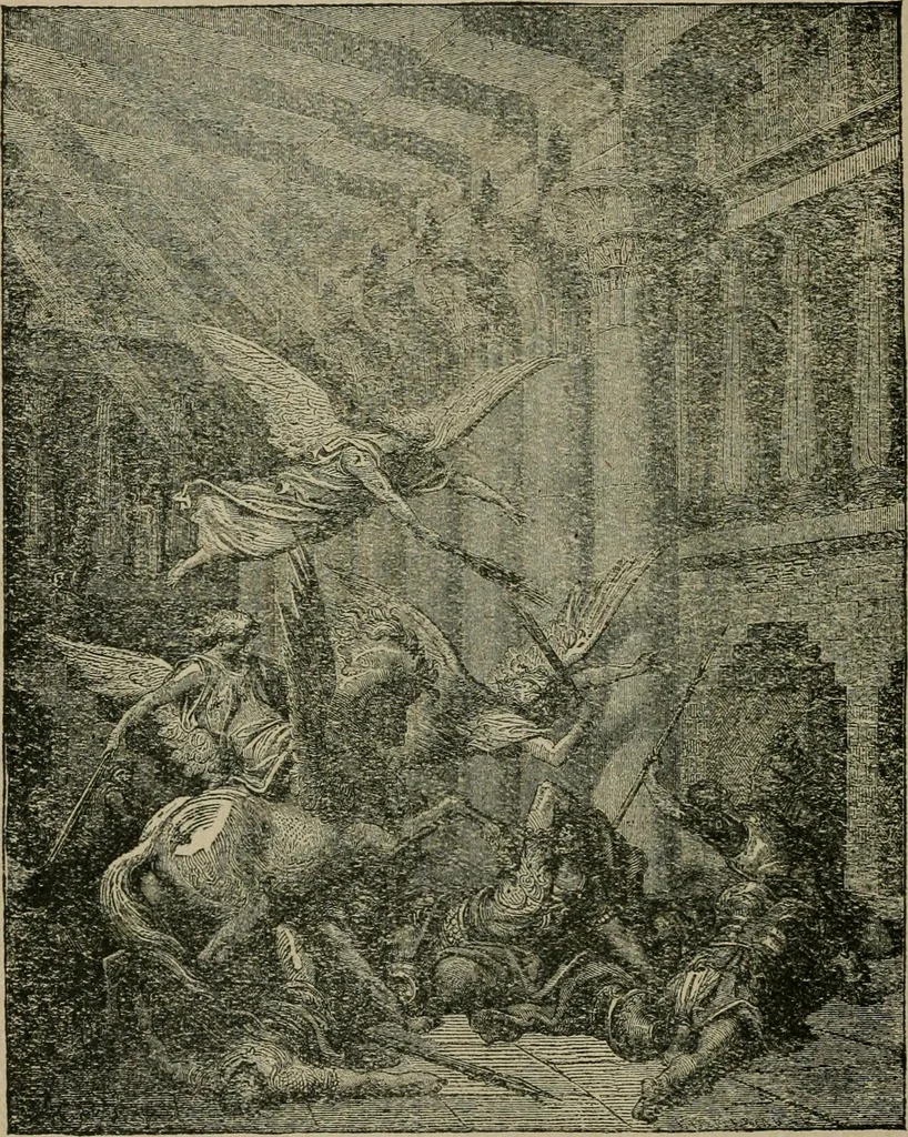 An illustration from The home beyond, or, Views of heaven and its relation to earth, 1898, leaf 443