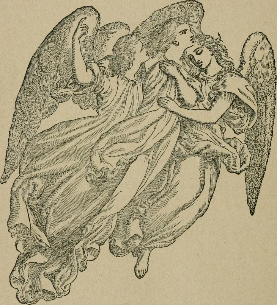 An illustration from The home beyond, or, Views of heaven and its relation to earth, 1898, leaf 451