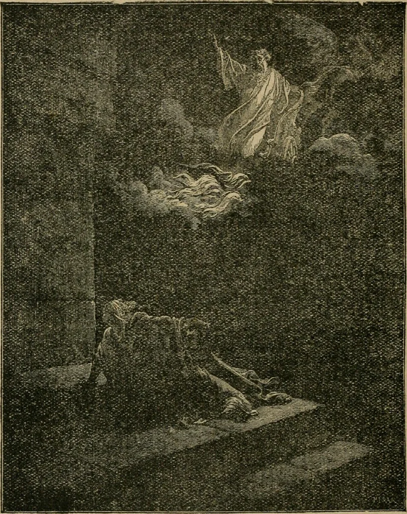 An illustration from The home beyond, or, Views of heaven and its relation to earth, 1898, leaf 497