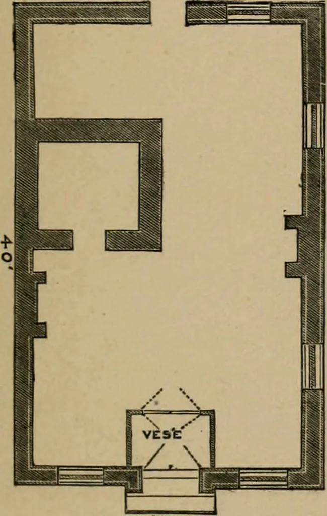 An illustration from Home building. A reliable book of facts, relative to building, living, materials, costs, at about 400 places from New York to San Francisco. Containing 42 plates and 45 original designs of buildings .., 1877, leaf 168
