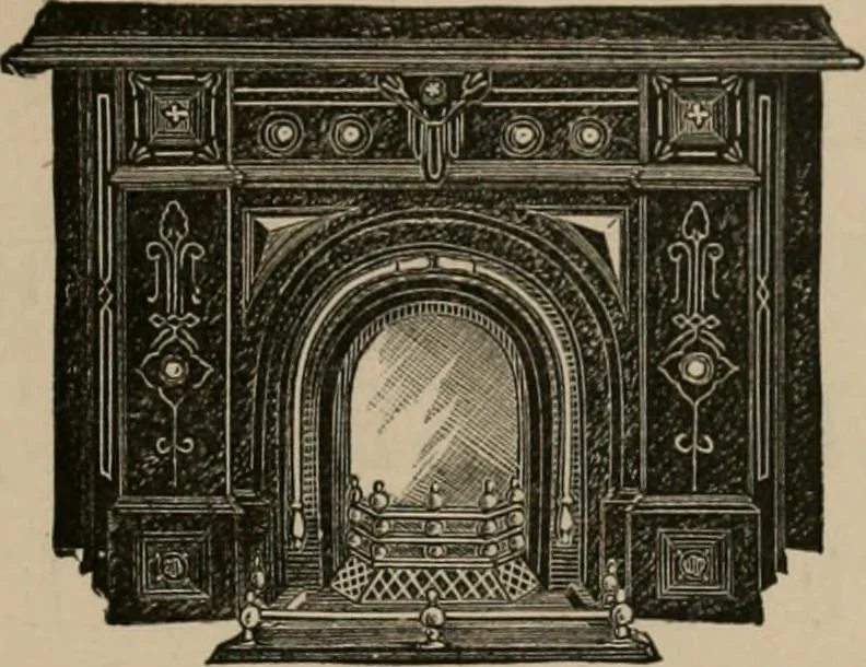 An illustration from Home building. A reliable book of facts, relative to building, living, materials, costs, at about 400 places from New York to San Francisco. Containing 42 plates and 45 original designs of buildings .., 1877, leaf 382