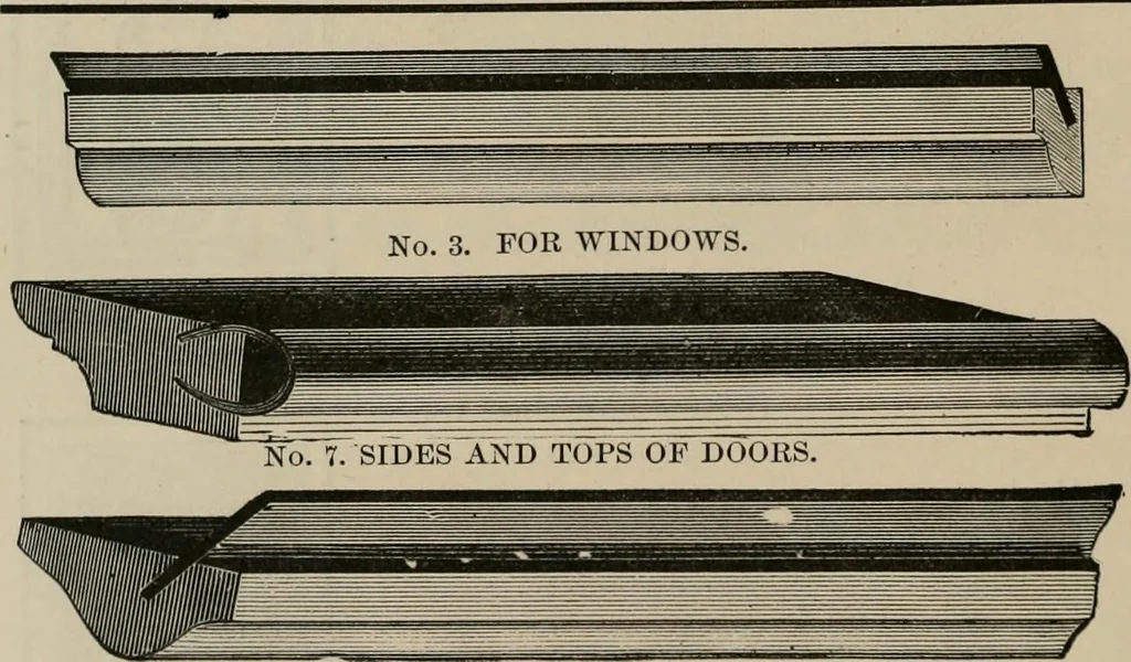 An illustration from Home building. A reliable book of facts, relative to building, living, materials, costs, at about 400 places from New York to San Francisco. Containing 42 plates and 45 original designs of buildings .., 1877, leaf 385