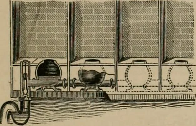 An illustration from Home building. A reliable book of facts, relative to building, living, materials, costs, at about 400 places from New York to San Francisco. Containing 42 plates and 45 original designs of buildings .., 1877, leaf 388