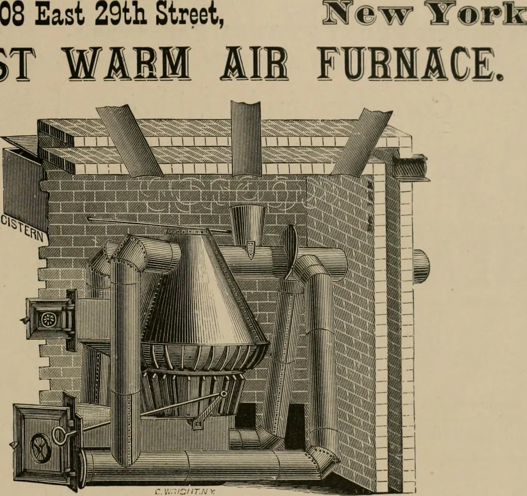An illustration from Home building. A reliable book of facts, relative to building, living, materials, costs, at about 400 places from New York to San Francisco. Containing 42 plates and 45 original designs of buildings .., 1877, leaf 392