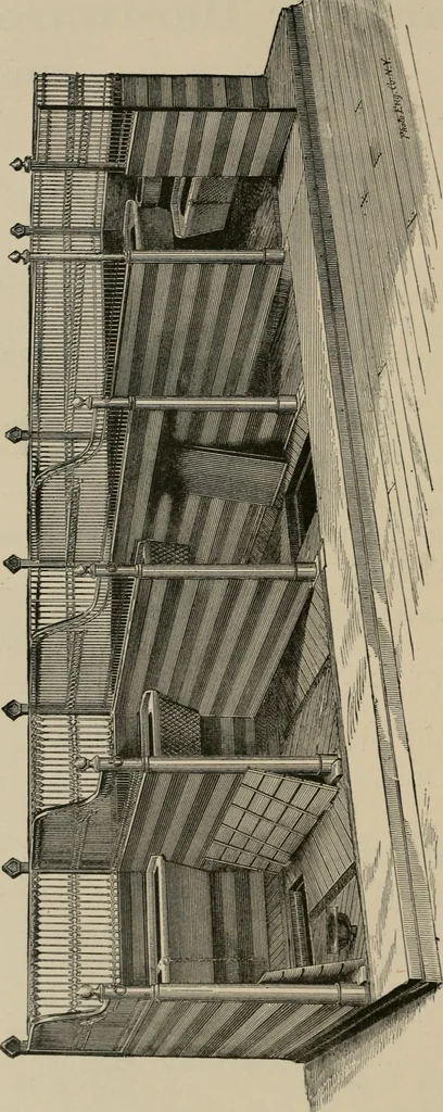 An illustration from Home building. A reliable book of facts, relative to building, living, materials, costs, at about 400 places from New York to San Francisco. Containing 42 plates and 45 original designs of buildings .., 1877, leaf 401