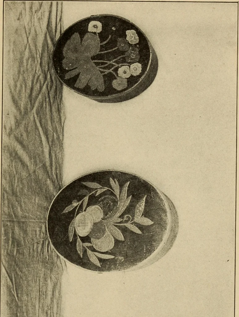An illustration from Home crafts of today and yesterday, 1917, leaf 182
