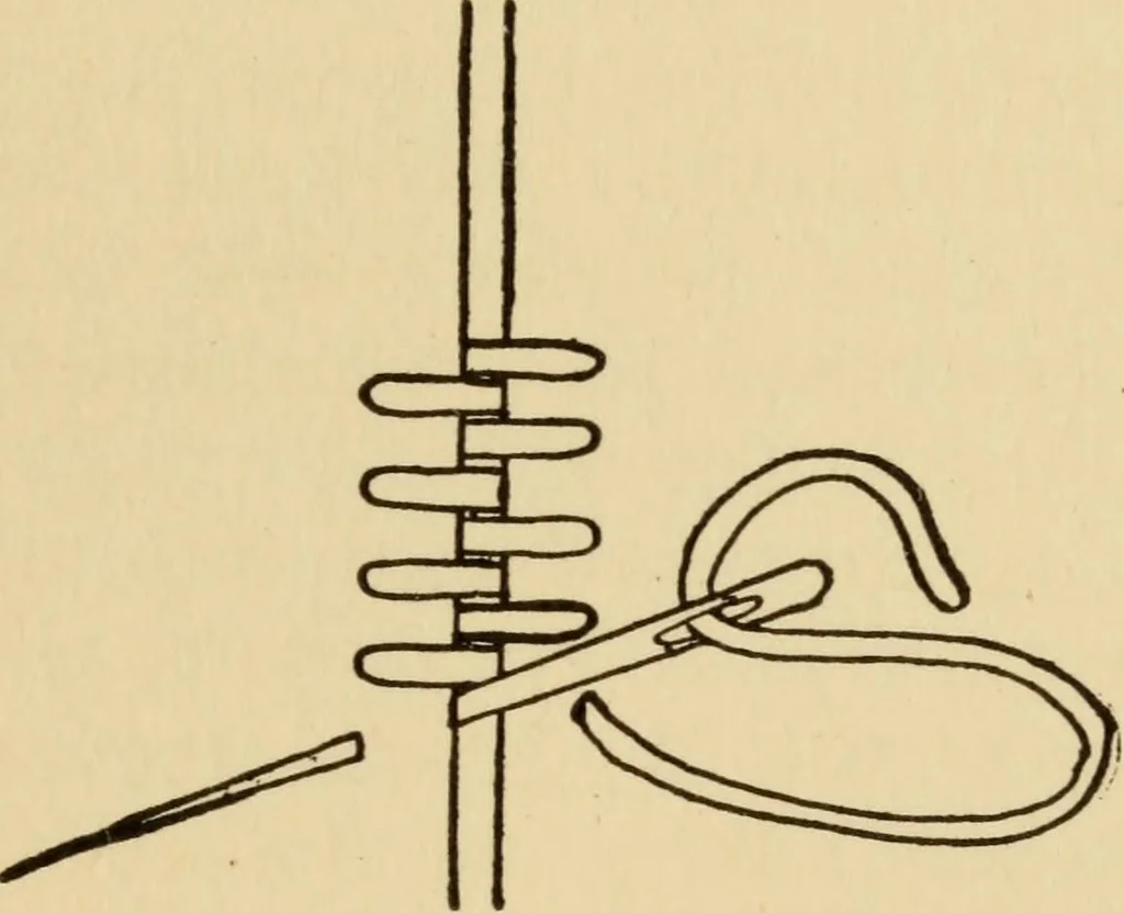 An illustration from Home crafts of today and yesterday, 1917, leaf 80