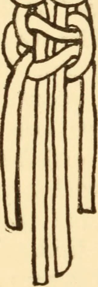 An illustration from Home crafts of today and yesterday, 1917, leaf 93